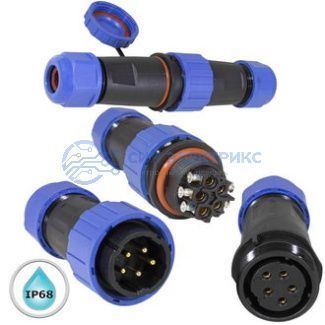 фото Герметичный разъем SP20B-5P