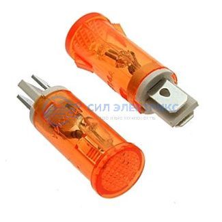 фото Лампочка неоновая в корпусе MDX-14 orange 220V