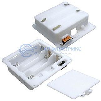 фото Батарейный отсек AAx3 switch 66x64x18mm