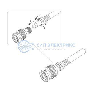 фото Переход штекер BNC - гнездо F REXANT