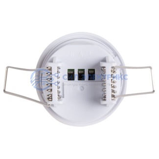 фото Датчик движения точечный ДДТ 02, 360°, 800 Вт, 3-2000 Лк, 6 м, 10-900 сек. REXANT