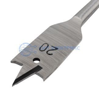 Сверло перовое по дереву 8х152 мм (шестигранный хвостовик) Kranz фото Сверло перовое по дереву 8х152 мм (шестигранный хвостовик) Kranz