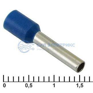фото Наконечник на кабель DN02512 blue (2.2x12mm)