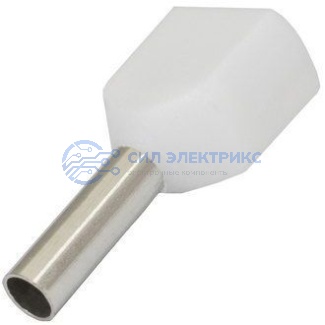 фото Наконечник на кабель DTE01508 white (1.7x8mm)