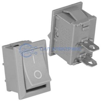 фото Клавишный переключатель KCD1-101-C3-GR/2P, on-off, зеленый, номинальное напряжение 250 В, ток 6 А