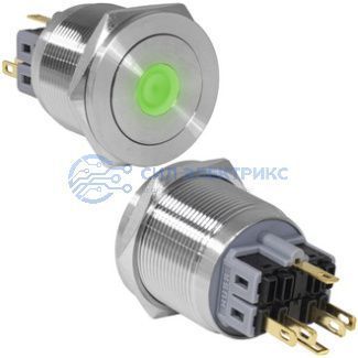 фото Кнопка антивандальная GQ25PF-11ZD/G/N on-off+off-on
