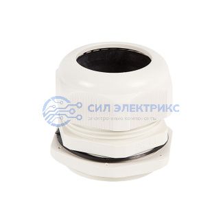 Кабельный ввод PG-42 (30-38 мм) серый фото Кабельный ввод PG-42 (30-38 мм) серый