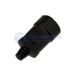 фото Розетка разборная Евро с з/к 16А черная REXANT