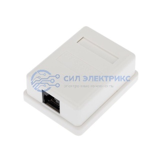 Розетка компьютерная внешняя, 1-порт RJ-45 (8P8C), UTP CAT 6 REXANT фото Розетка компьютерная внешняя, 1-порт RJ-45 (8P8C), UTP CAT 6 REXANT