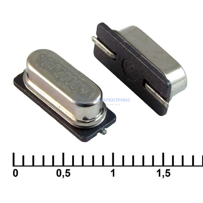 Кварцевый резонатор HC49SMD 16 MHz 20pF 30ppm фото Кварцевый резонатор HC49SMD 16 MHz 20pF 30ppm