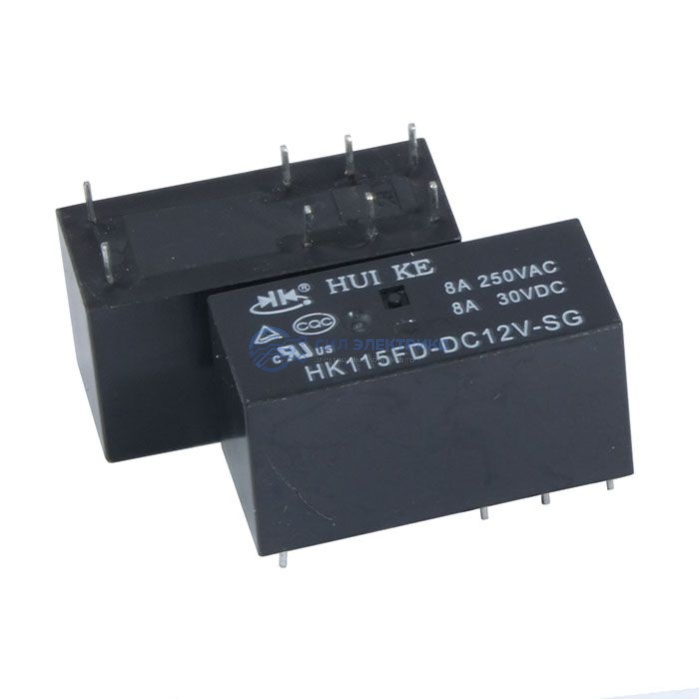 Реле HK115FD-DC12V-SG HKE, 12VDC, 5A, тип контактов: нормально открытый (NO), сила удержания: 90 г, рабочая температура: -40°C до +85°C фото Реле HK115FD-DC12V-SG HKE, 12VDC, 5A, тип контактов: нормально открытый (NO), сила удержания: 90 г, рабочая температура: -40°C до +85°C