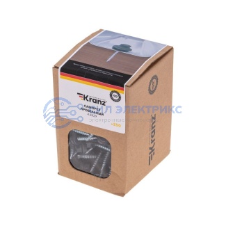 фото Саморез кровельный 4,8х29, окрашенный RAL 7024, короб (250 шт/уп) KRANZ