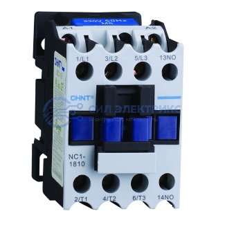 фото Контактор NC1-1810 18А 24В/АС3 1НО 50Гц (R)
