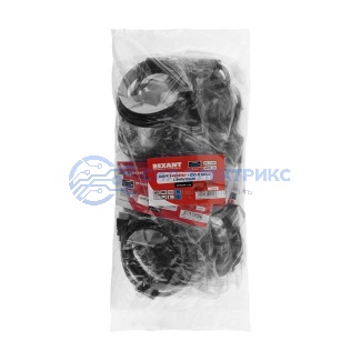 фото Шнур HDMI - DVI-D, 1,5м, gold, с фильтрами REXANT