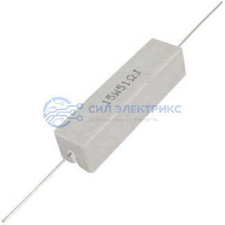 фото Резистор мощный постоянный RX27-1, 51 Ом, 15 Вт, допуск 5%, серия SQP15
