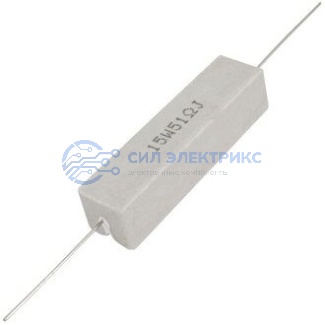 Резистор мощный постоянный RX27-1, 51 Ом, 15 Вт, допуск 5%, серия SQP15 фото Резистор мощный постоянный RX27-1, 51 Ом, 15 Вт, допуск 5%, серия SQP15