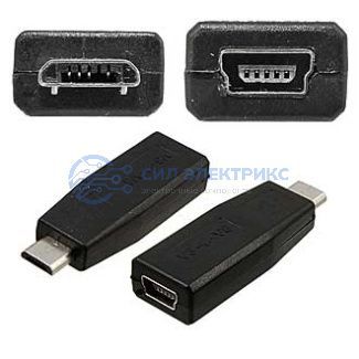 фото Переходник USB-F Mini to USB-M Micro