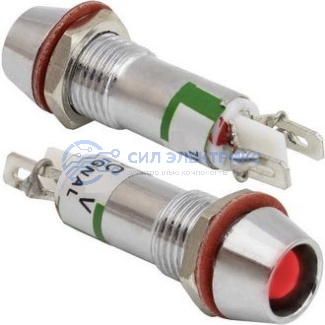 Светодиодный индикатор (лампа) L-615-R 3v (8mm) фото Светодиодный индикатор (лампа) L-615-R 3v (8mm)