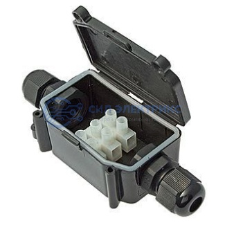 BOX-2 IP65 2pin CA10 10A/450V фото BOX-2 IP65 2pin CA10 10A/450V