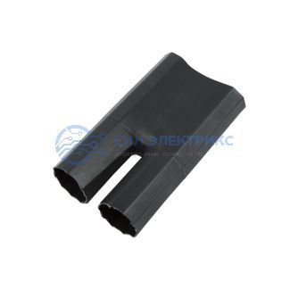 Термоусаживаемая перчатка на 2 жилы 38,0/16,0 мм черная REXANT фото Термоусаживаемая перчатка на 2 жилы 38,0/16,0 мм черная REXANT