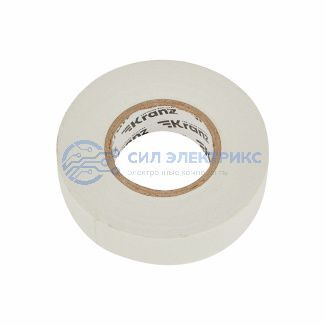 фото Изолента ПВХ профессиональная, 0,18х19 мм, 20 м, белая KRANZ