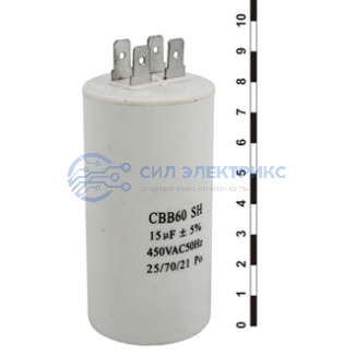фото Пусковые конденсаторы CBB60 15uF 450V (К78-17)