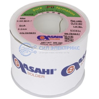 фото Припой оловянно-медный Sn99.3/CU0.7 d0.5mm 250g ASAHI