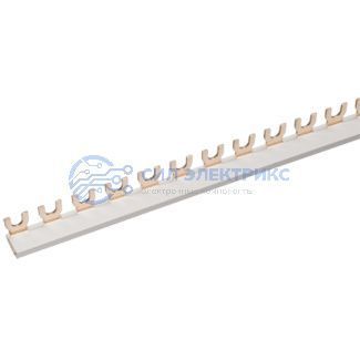 фото Шина соединительная типа FORK вилка 1Р 63 А 1 м (20 шт/уп) REXANT