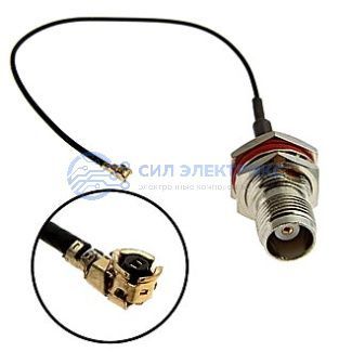 фото Высокочастотный разъем IPX-J/TNC-JKY RG1.13 15cm