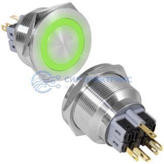 фото Кнопка антивандальная GQ28PF-11E/G/N on-(off)+off-(on)