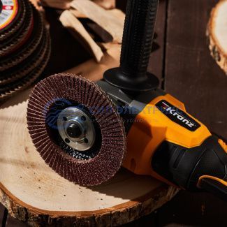 фото Круг лепестковый торцевой, P60, 115х22,2мм KRANZ