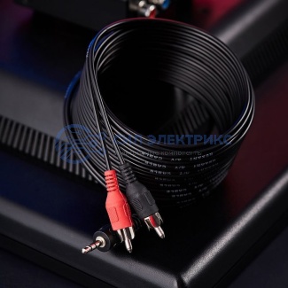 фото Шнур Стерео 3,5мм - 2 RCA, 10м REXANT