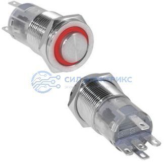 фото Кнопка антивандальная LAS2GQPH-11ZE/R/N on-on