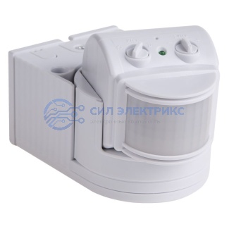 фото Датчик движения настенный ДДС 04, 180°, 1200 Вт, 3-2000 Лк, 12 м, 10-420 сек. IP44 REXANT