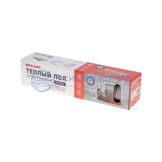 фото Теплый пол, нагревательный мат Extra 0,7м², 0,5х1,4м, 112Вт двухжильный REXANT