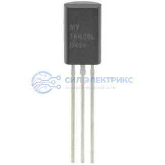 фото Датчик температуры MY18B20L, цифровой, 1-Wire, корпус TO-92