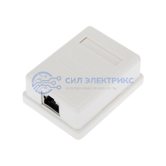 Розетка компьютерная внешняя, 1-порт FTP RJ-45 (8P8C), CAT 6 REXANT фото Розетка компьютерная внешняя, 1-порт FTP RJ-45 (8P8C), CAT 6 REXANT
