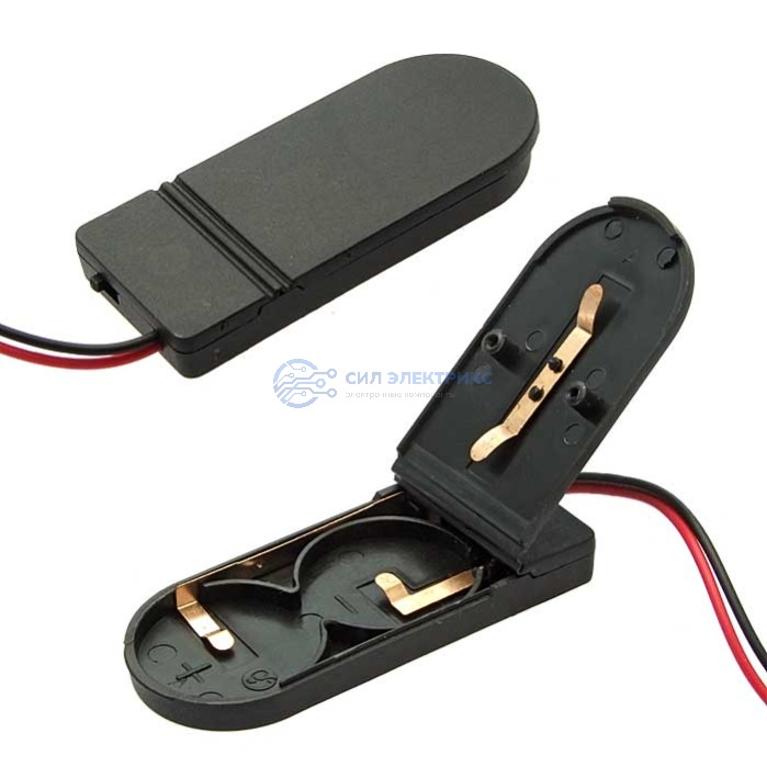 Батарейный отсек BH CR2032 IP44 black фото Батарейный отсек BH CR2032 IP44 black