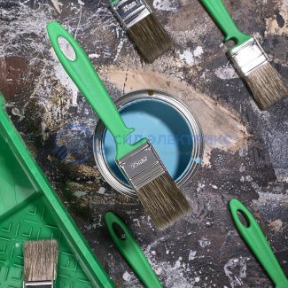 фото Кисть плоская «Работы по дереву» 35х10 мм REXANT