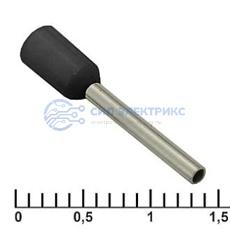 фото Наконечник на кабель DN00712 black (1.2x12mm)