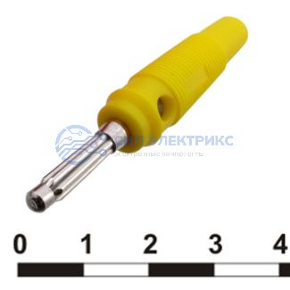 фото Штекер (гнездо, клемма) 10-0076 yellow