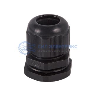 Кабельный ввод PG-21 (13-18 мм) черный фото Кабельный ввод PG-21 (13-18 мм) черный