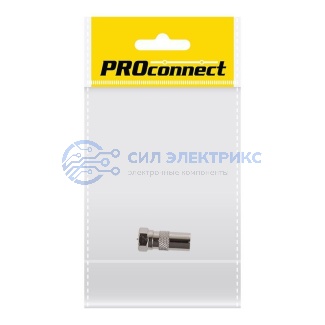 фото Переходник антенный, (штекер TV - штекер TV), (1шт.) (пакет) PROconnect
