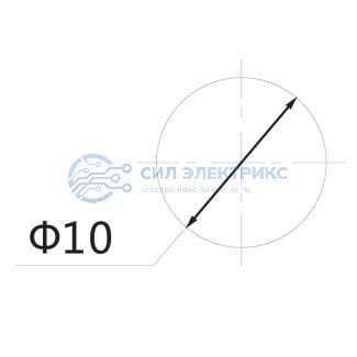 фото Индикатор ГРАНЕНЫЙ Ø10.2 220V красный (RWE-205) REXANT