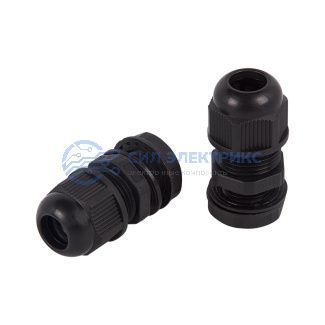 Кабельный ввод MG-16 (10-6 мм) черный фото Кабельный ввод MG-16 (10-6 мм) черный