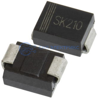 фото Диод Шоттки SK210, 2A, 100V, корпус DO-41