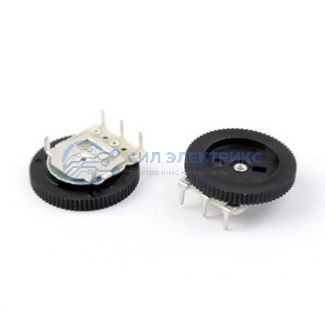 фото Потенциометр цифровой B503 50K 3Pin 20x2, 50 кОм, 3 контакта, размер 20x2 мм, вал F, 300°, 0,25 Вт