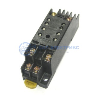 фото PYF08A колодка для 4453(18F)-2, 8 контактов, 250 В, 10 А, температура работы -40°C до +85°C