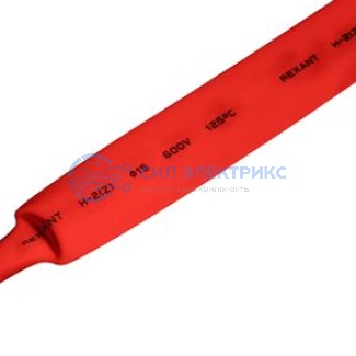 фото Трубка термоусаживаемая ТУТ 18,0/9,0мм, красная, упаковка 50 шт. по 1м, PROconnect