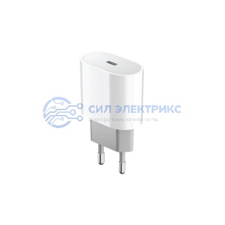 Сетевое зарядное устройство с одним портом USB-C, 20Вт REXANT фото Сетевое зарядное устройство с одним портом USB-C, 20Вт REXANT